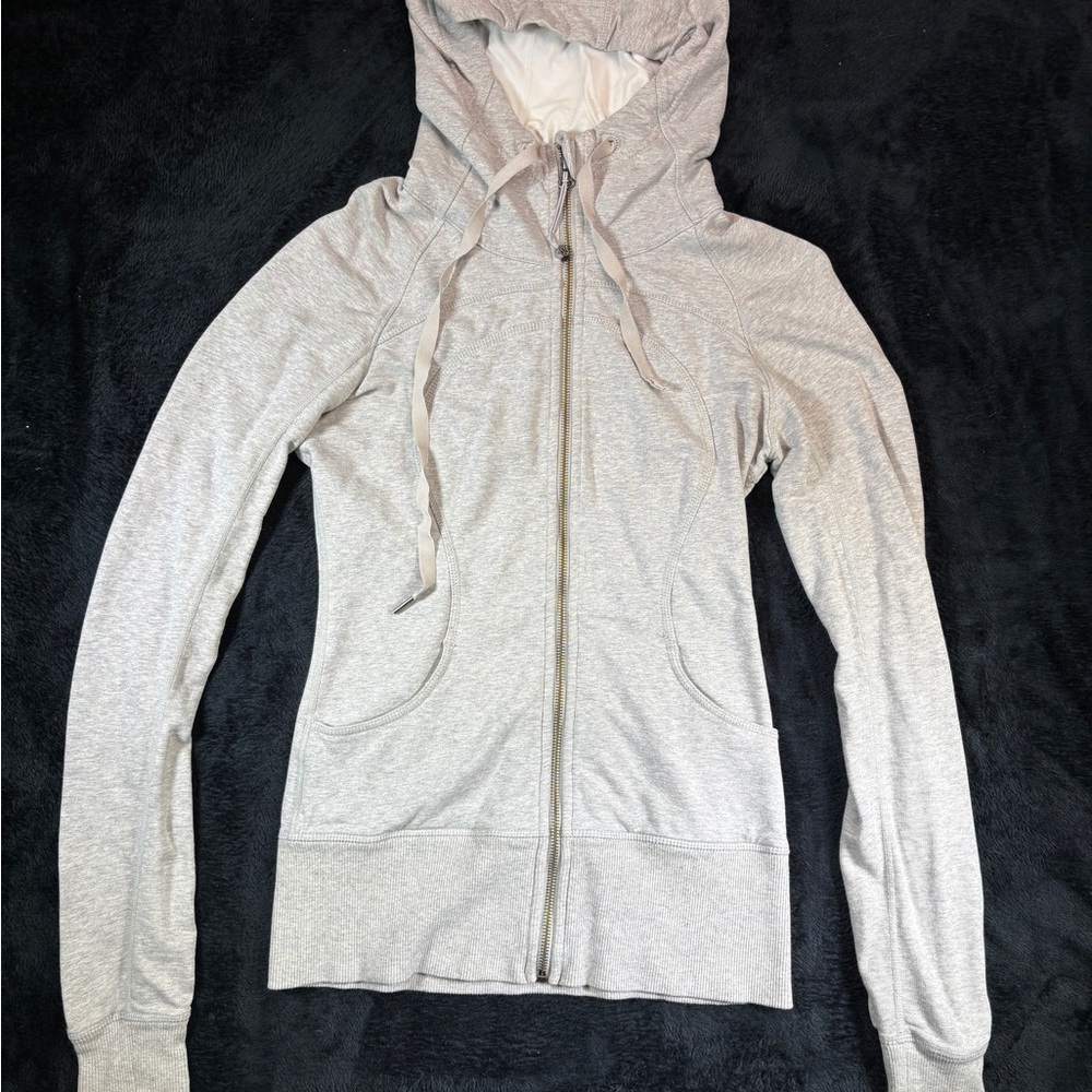 Light Gray Women's Zip Hoodie
